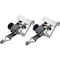 Buyers Products 1-1/2 Inch x 7 Foot Stainless Steel Ladder Rack Ratchet Tie Down Angle Mount with Double J Hooks 5480006 - alternate 1